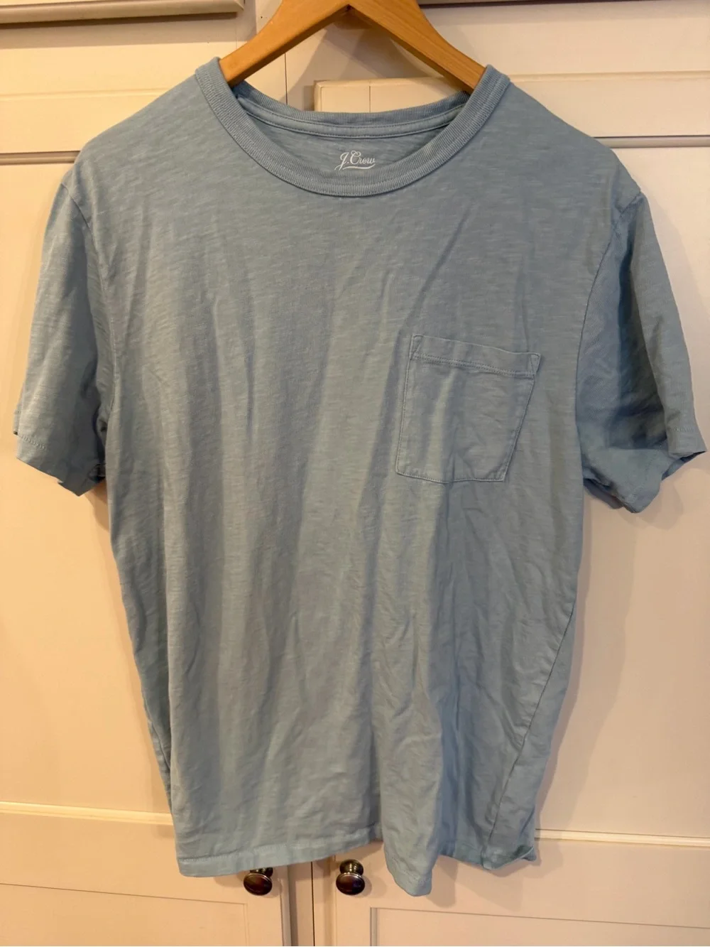 J. Crew Men’s Light Blue Pocket Tee